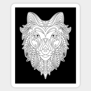 Fox Mandala Sticker